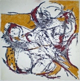 Strichätzung, Aquatinta, Reservage, 2006, 15 x 15 cm Plattenmaß