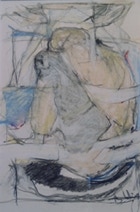 Mischtechnik auf Papier, 2004