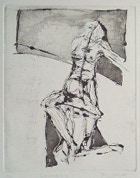 Strichätzung, Aquatinta, Reservage, 2000, 19.5 x 25.5 cm Plattenmaß